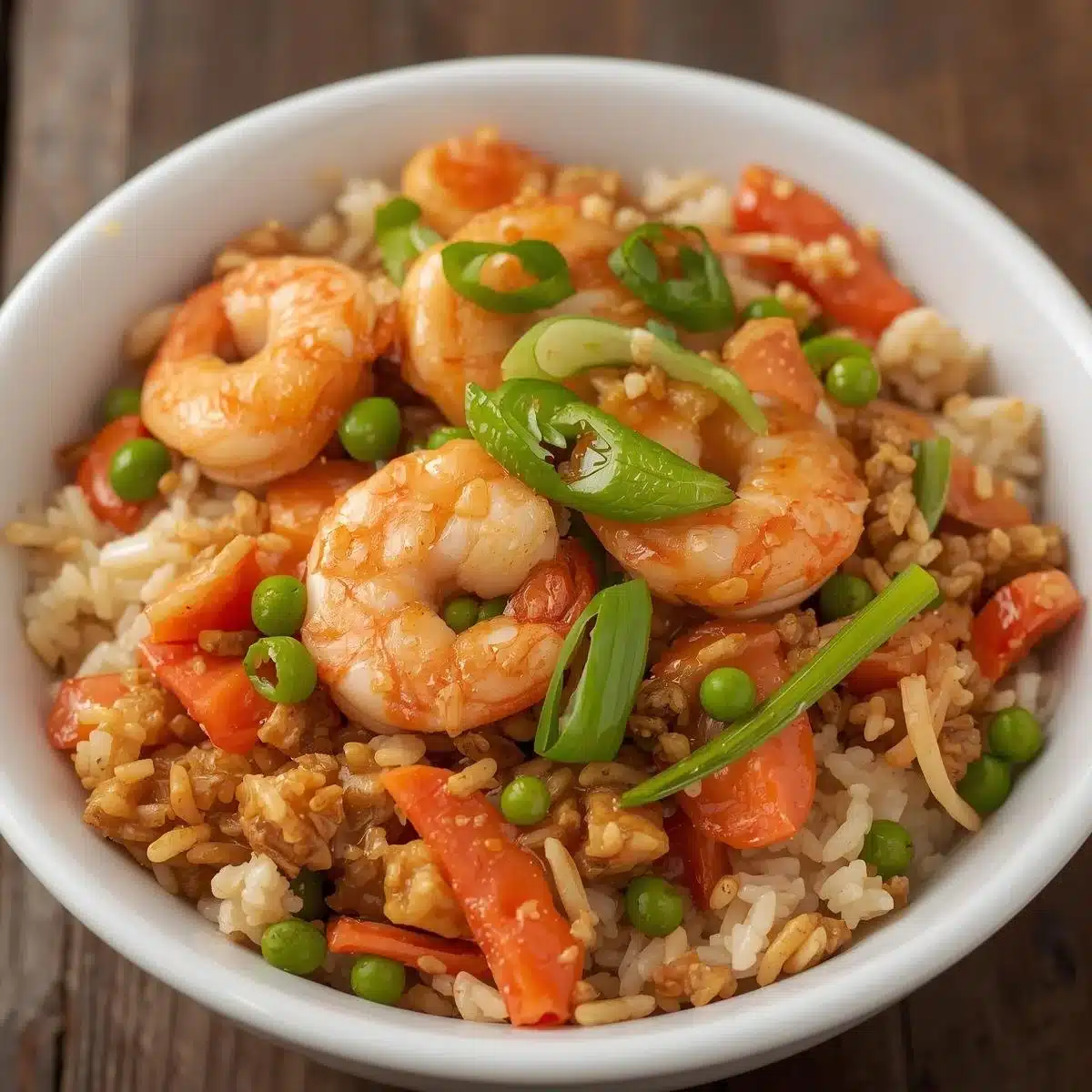 Delicious shrimp fried rice ready in 30 minutes