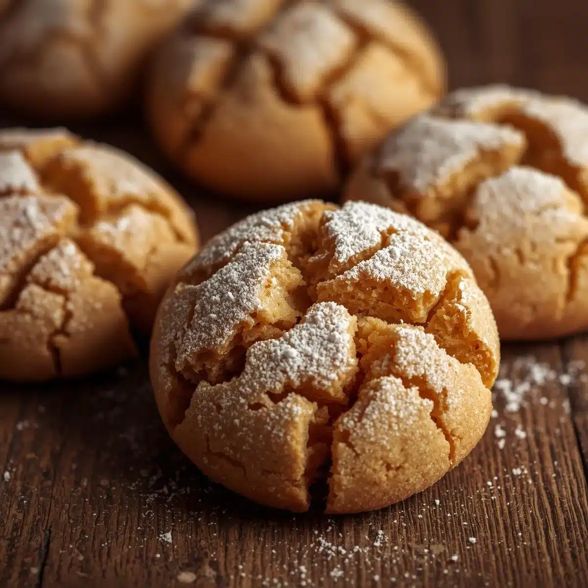 Delicious Italian Amaretti Cookies with a crispy texture and almond flavor.