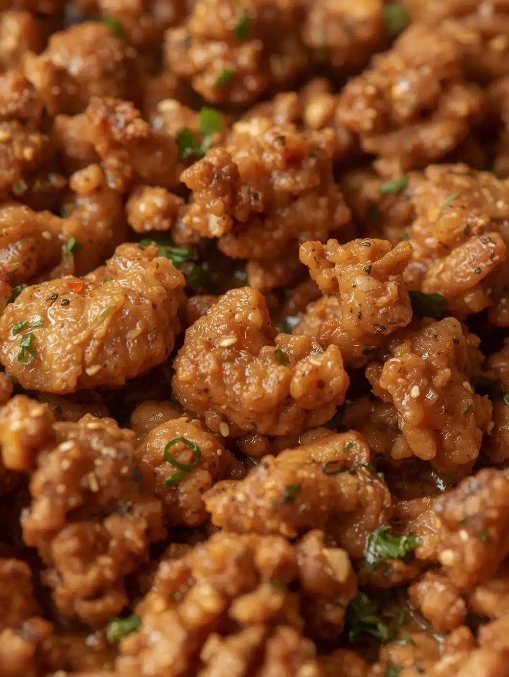 Delicious Ground Chicken Stir-Fry with colorful vegetables on a plate