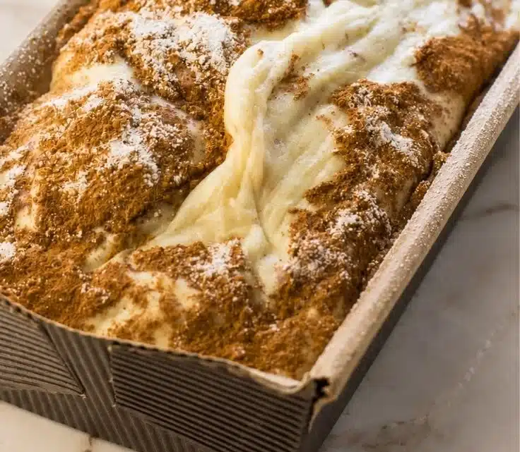 Cinnamon Swirl Protein Cake with a healthy protein boost for dessert lovers.