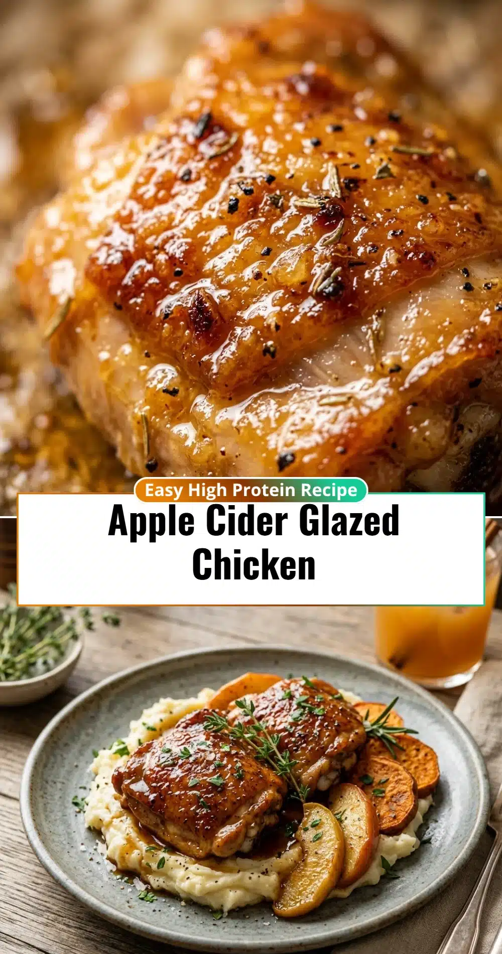 Apple Cider Glazed Chicken