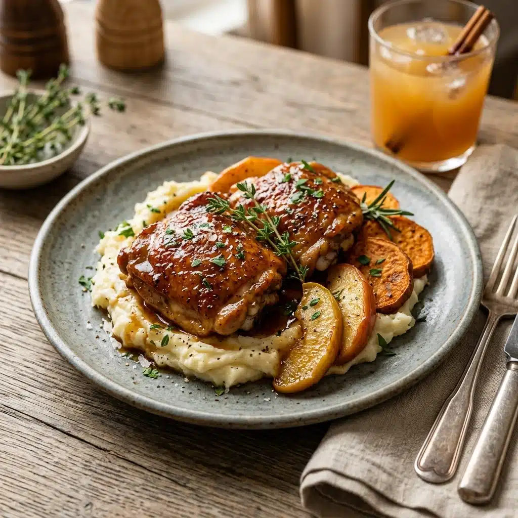 Apple Cider Glazed Chicken