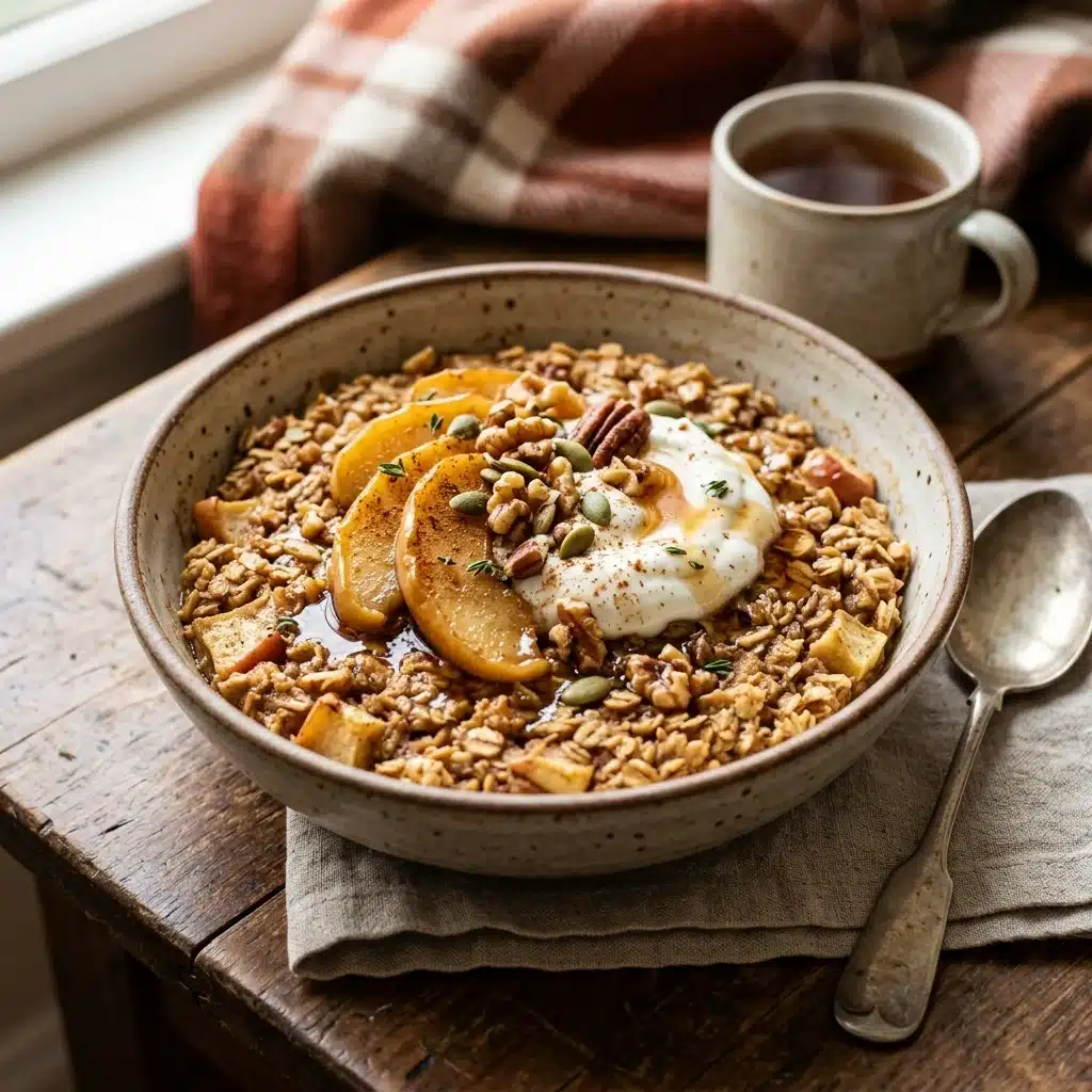 Apple Cinnamon Baked Oatmeal for a Cozy Fall Breakfast
