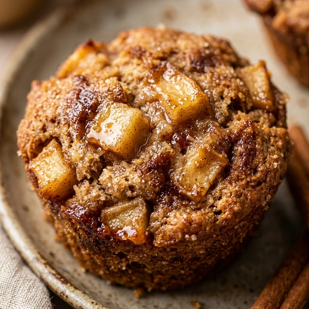 Apple Cinnamon Protein Muffins