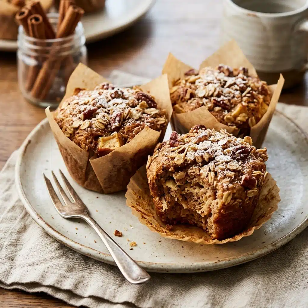 Apple Cinnamon Protein Muffins
