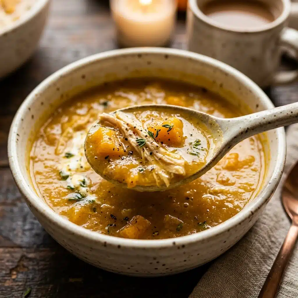 Butternut Squash Chicken Soup for a Cozy Fall Dinner