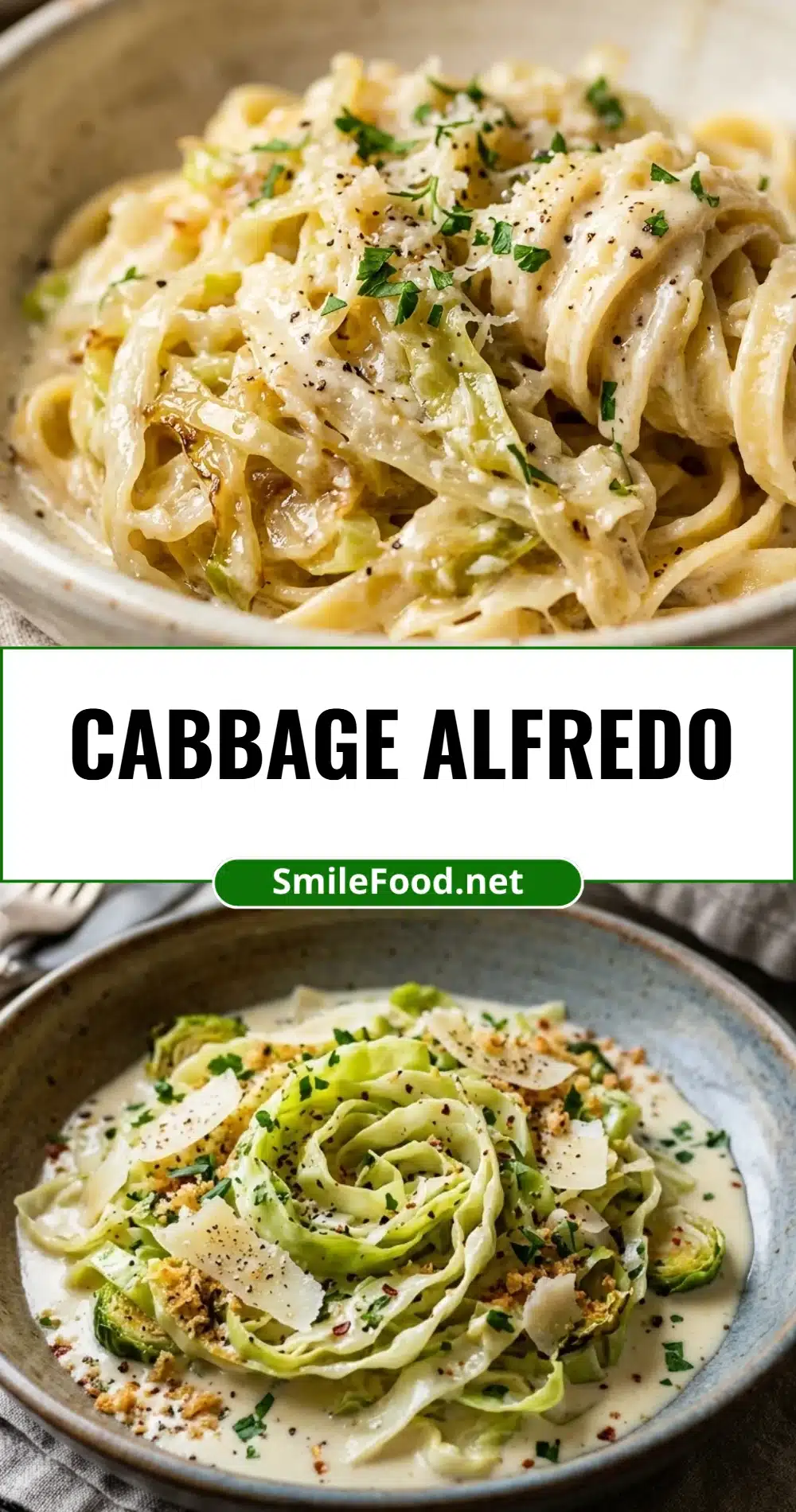 Cabbage Alfredo