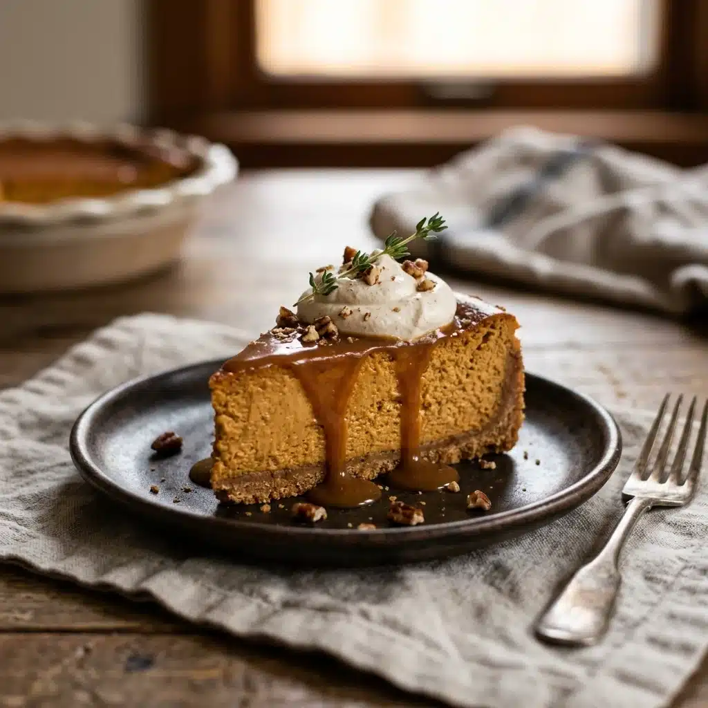 Caramel Pumpkin Cheesecake