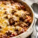 Cheesy Beef and Rice Casserole