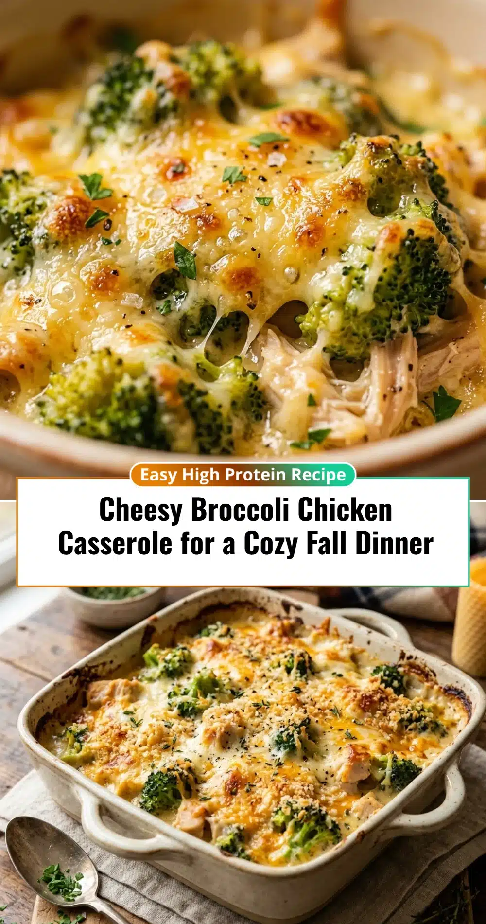 Cheesy Broccoli Chicken Casserole for a Cozy Fall Dinner