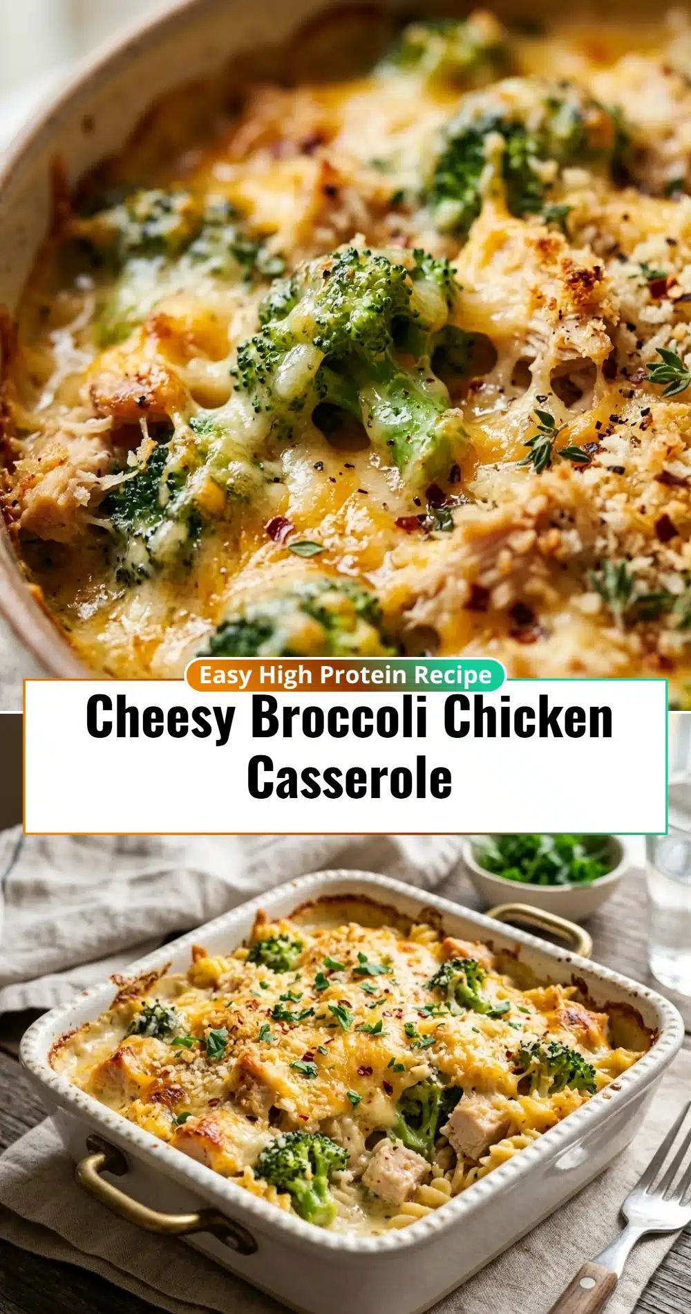 Cheesy Broccoli Chicken Casserole