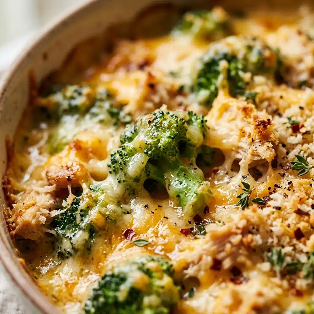 Cheesy Broccoli Chicken Casserole