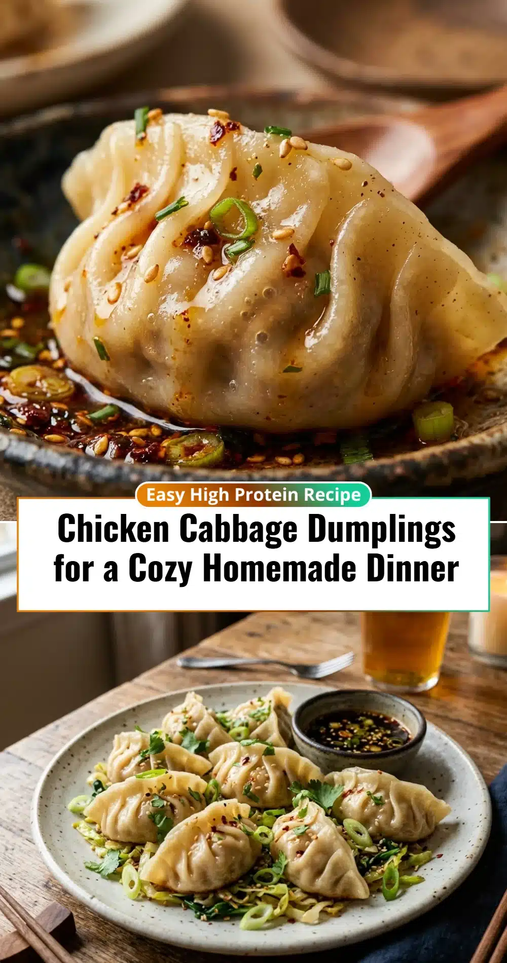 Chicken Cabbage Dumplings for a Cozy Homemade Dinner