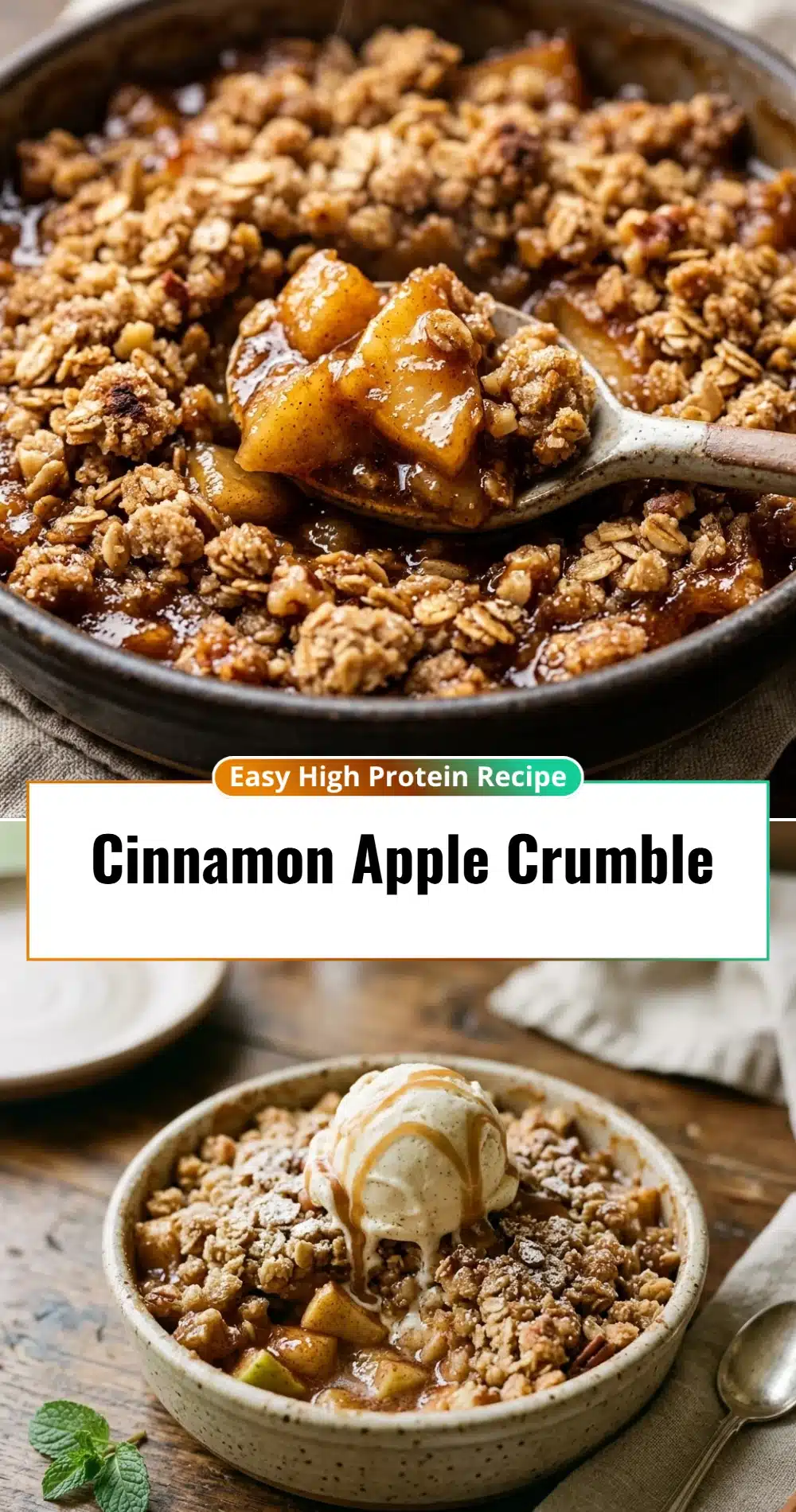 Cinnamon Apple Crumble