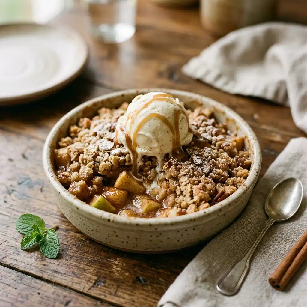 Cinnamon Apple Crumble
