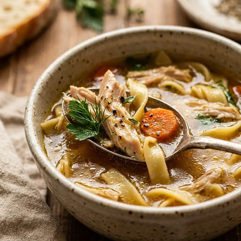 Cozy Chicken Noodle Soup for Easy Fall Dinner Nights