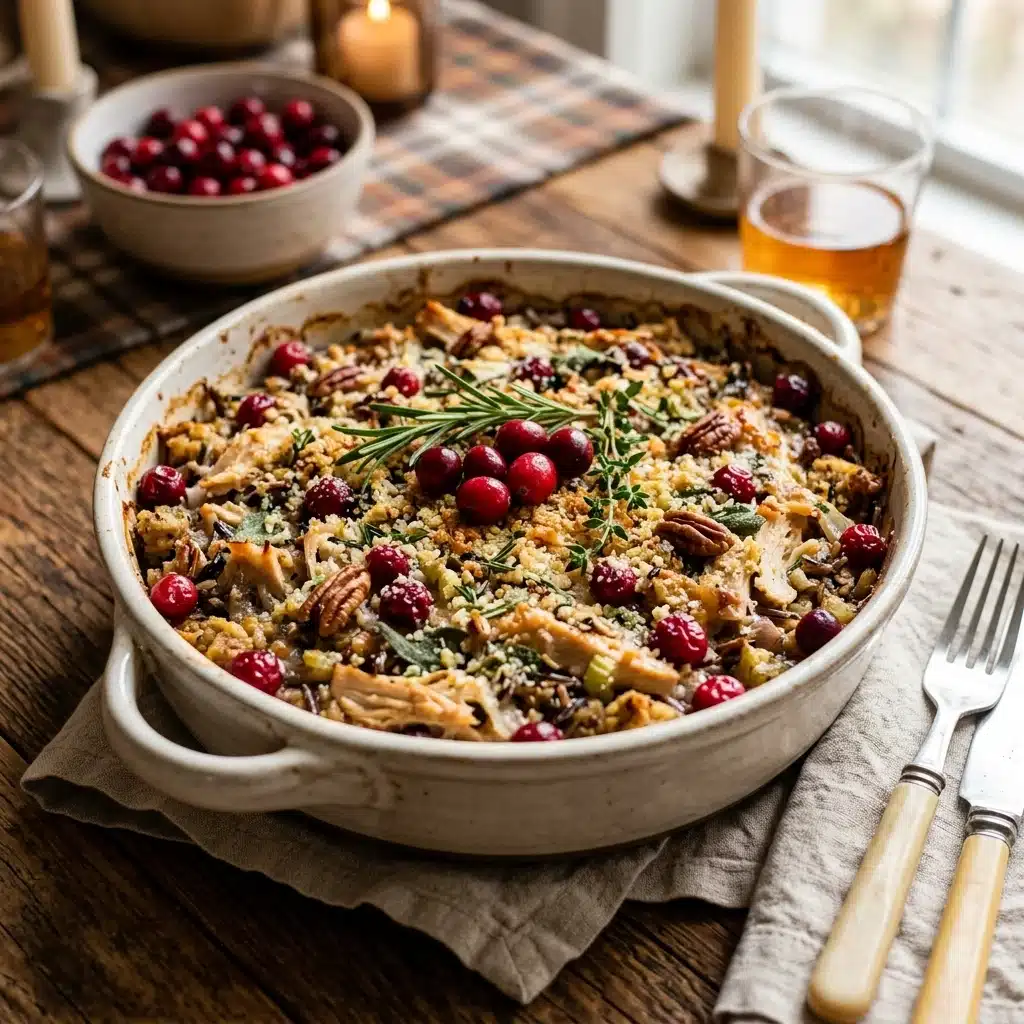 Cranberry Chicken Casserole for a Cozy Thanksgiving Dinner