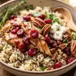 Cranberry Chicken Rice Bowl