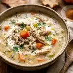 Creamy Chicken and Rice Soup for a Cozy Fall Meal