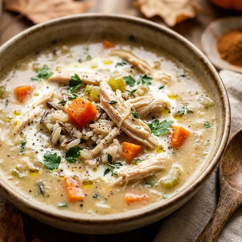 Creamy Chicken and Rice Soup for a Cozy Fall Meal