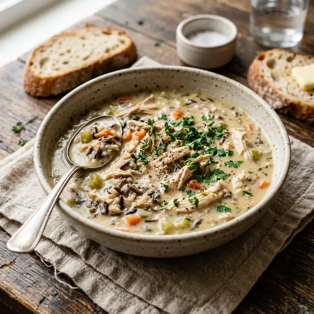 Creamy Chicken and Wild Rice Soup