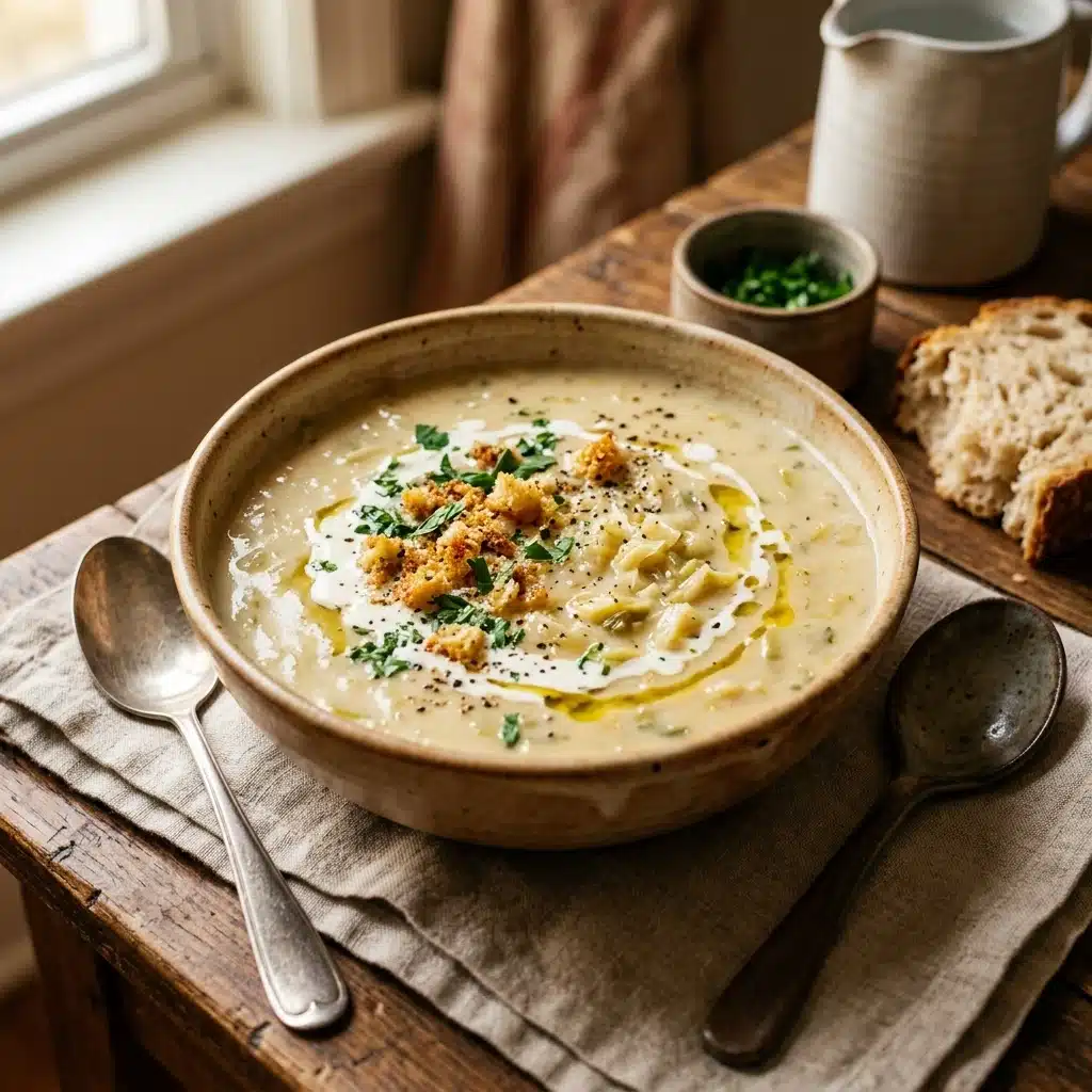 Creamy Garlic Cabbage Soup for Easy Fall Comfort Food