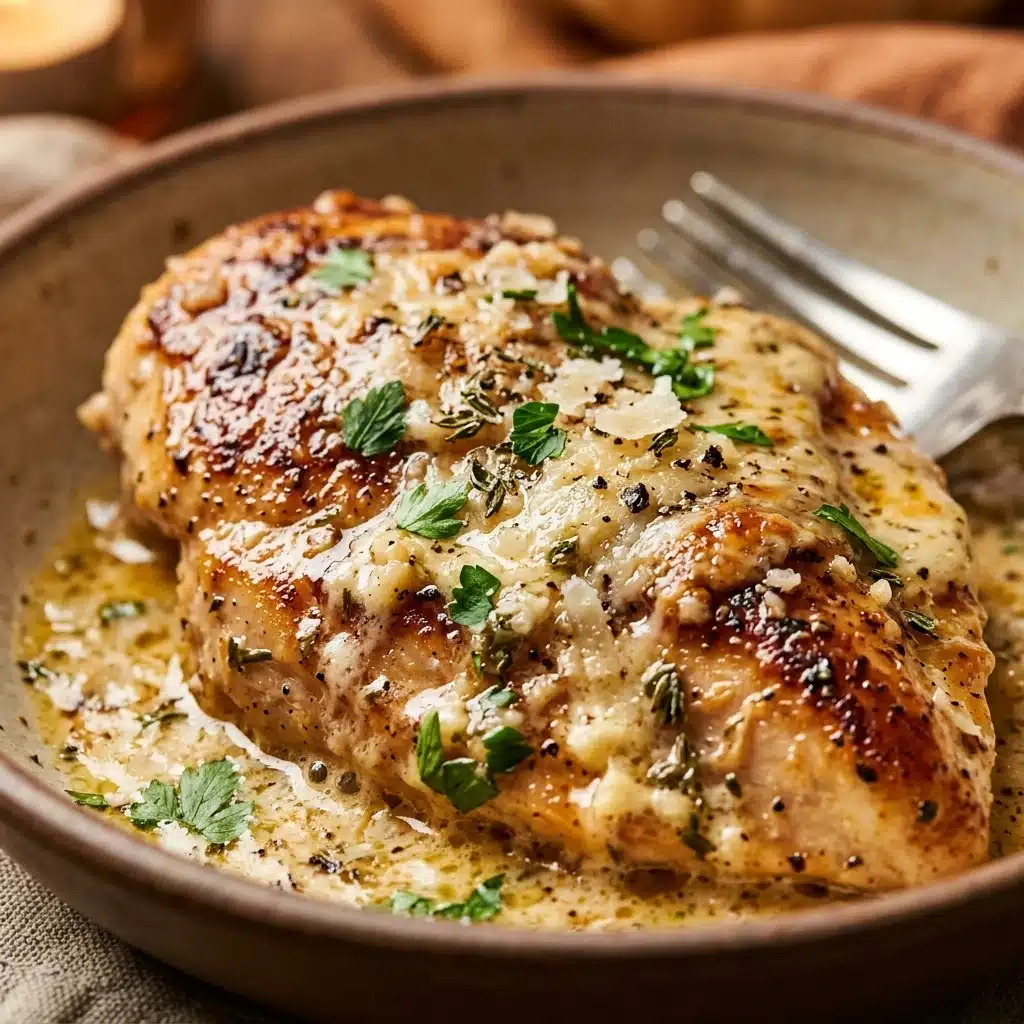 Creamy Garlic Parmesan Chicken for an Easy Fall Dinner
