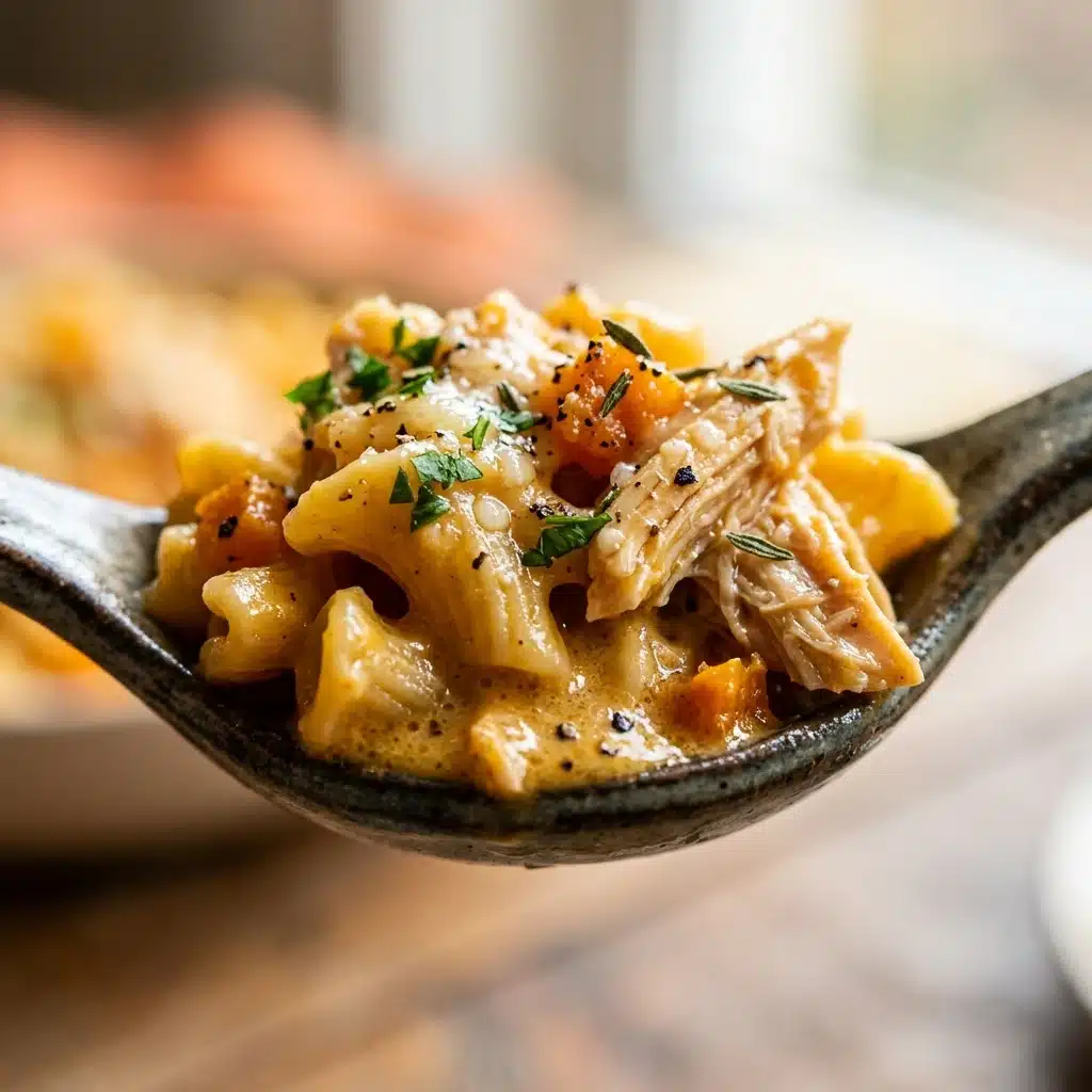 Creamy Pumpkin Chicken Pasta