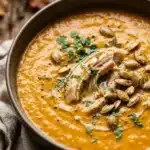 Creamy Pumpkin Chicken Soup for Easy Fall Comfort Food