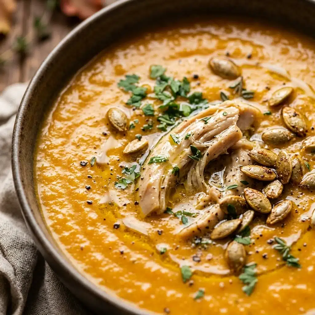 Creamy Pumpkin Chicken Soup for Easy Fall Comfort Food