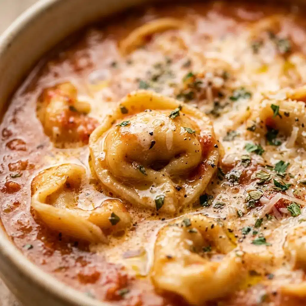 Creamy Tomato Tortellini Soup for Easy Fall Comfort Food