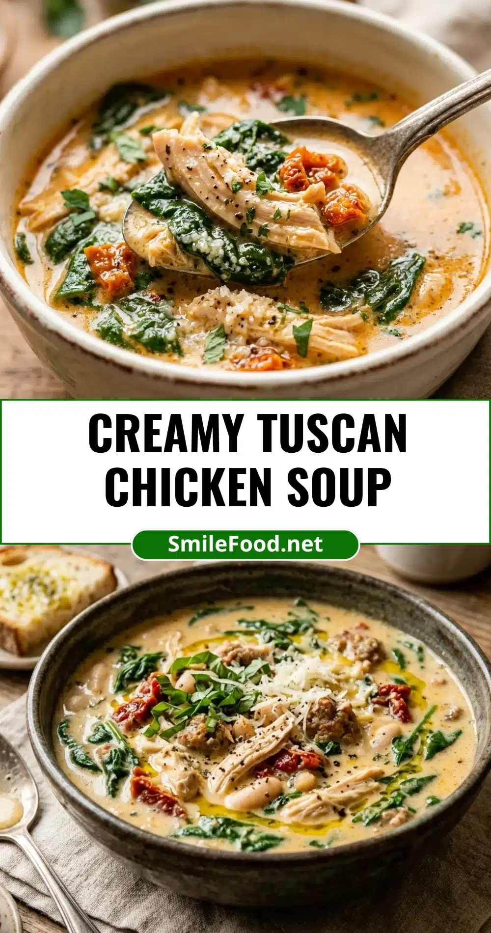 Creamy Tuscan Chicken Soup