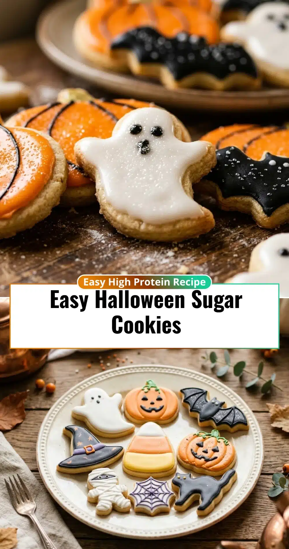 Easy Halloween Sugar Cookies
