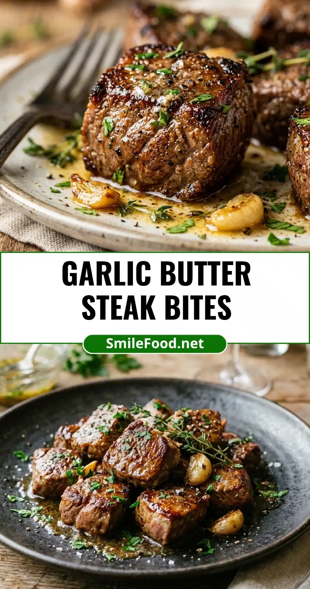 Garlic Butter Steak Bites