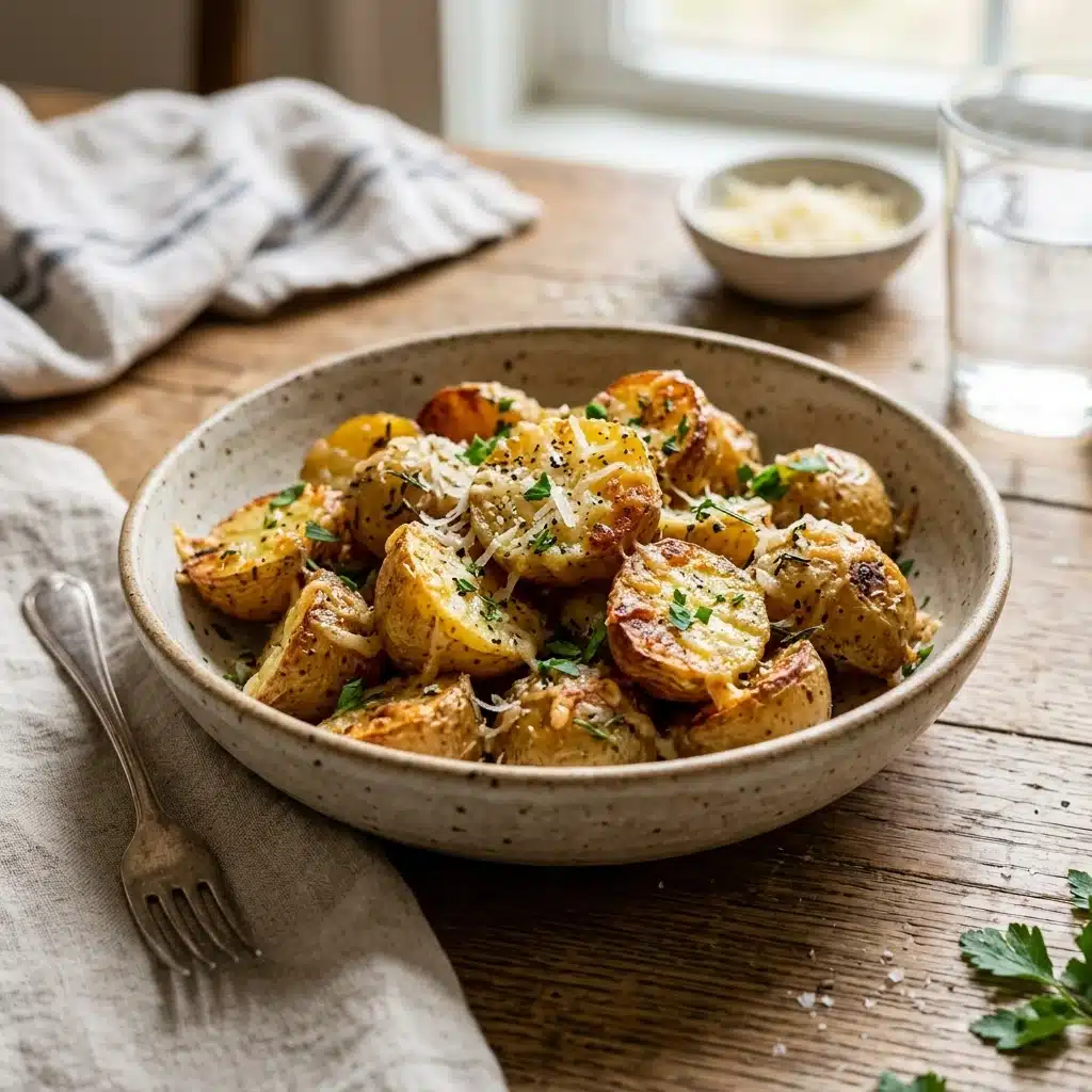 Garlic Parmesan Roasted Potatoes