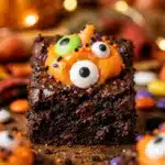 Halloween Monster Brownie Bites