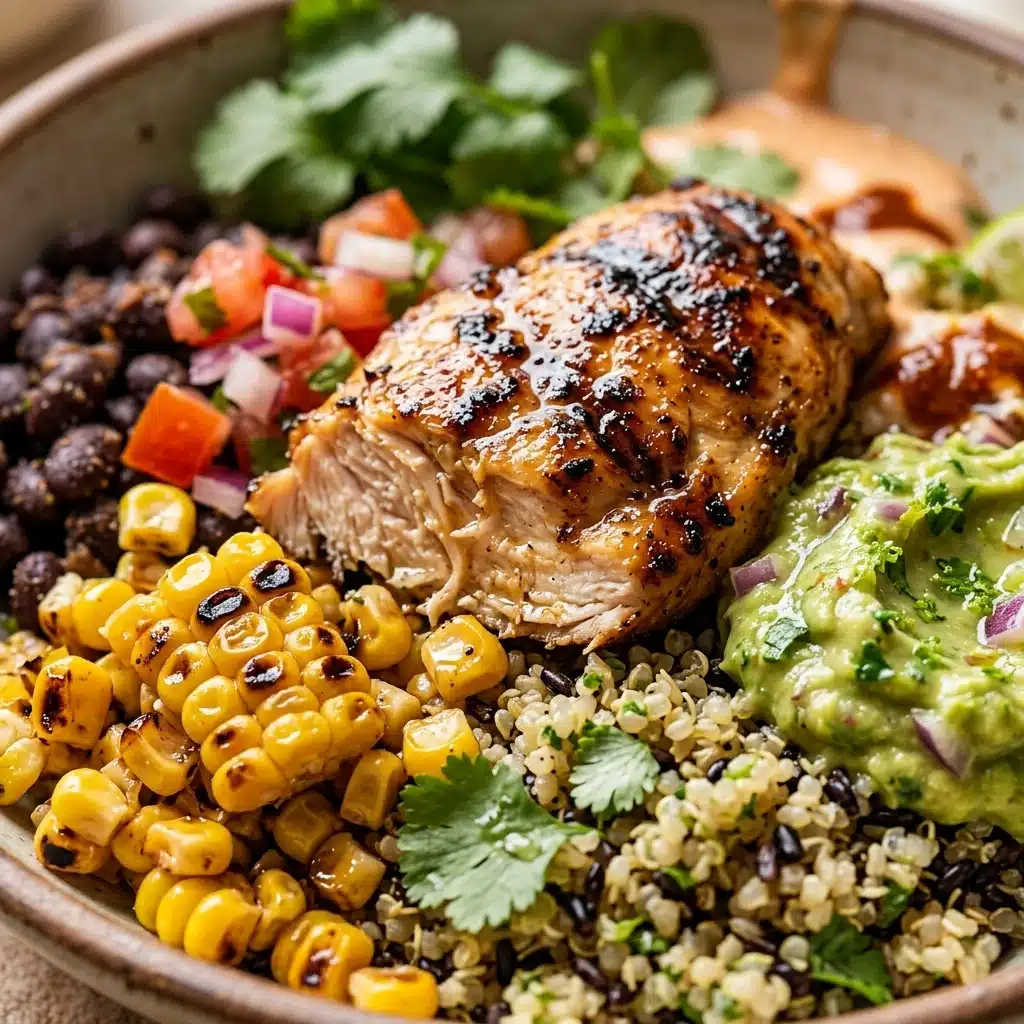 High-Protein Chicken Burrito Bowl