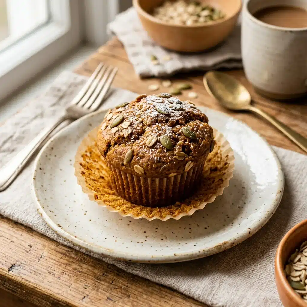 High Protein Pumpkin Muffins