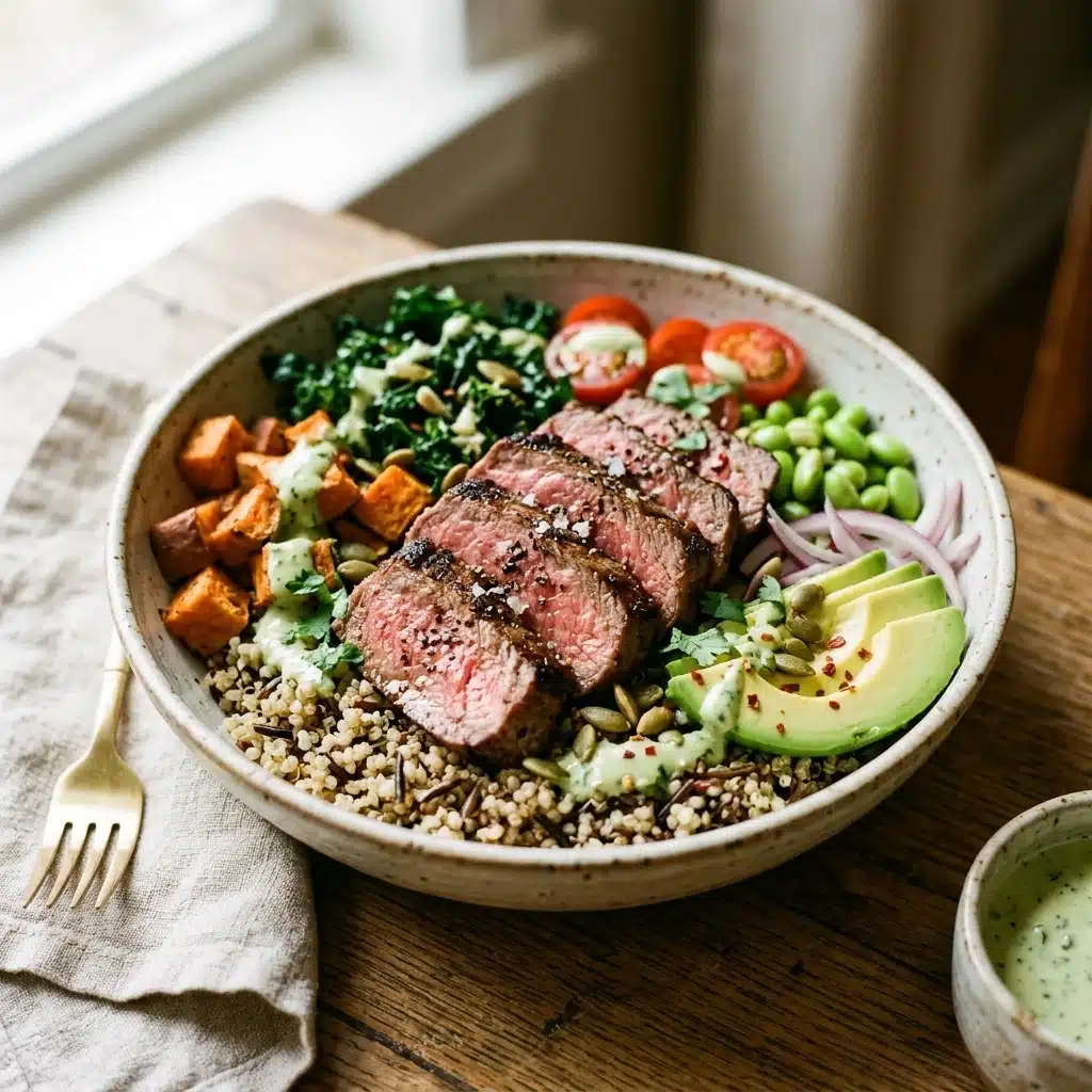 High-Protein Steak Bowl