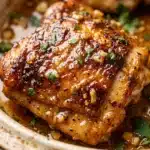 Maple Garlic Chicken Thighs