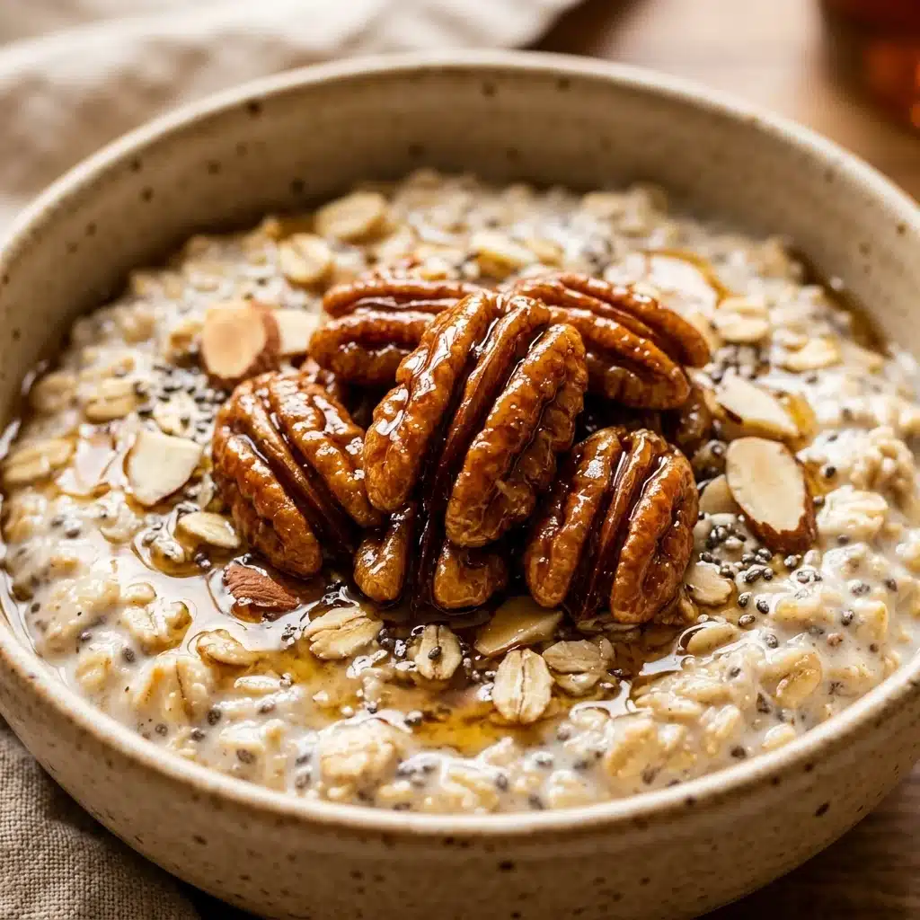 Maple Pecan Overnight Oats