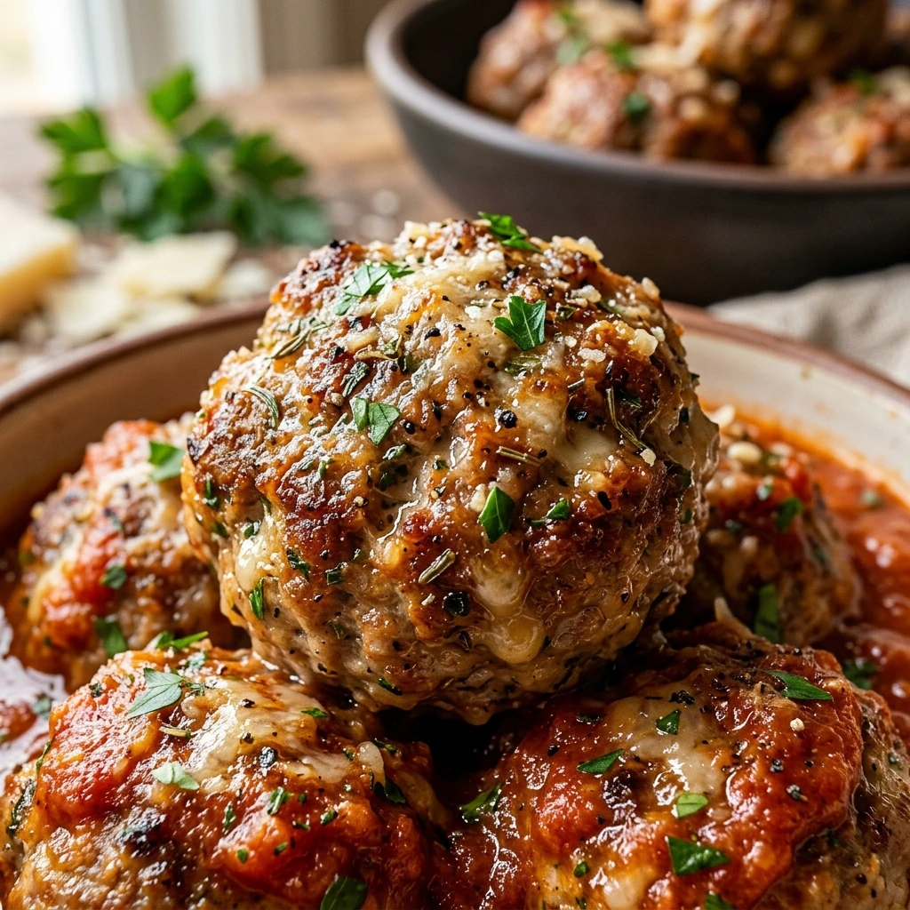 Parmesan Turkey Meatballs