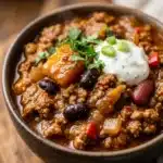 Pumpkin Chili with Ground Beef