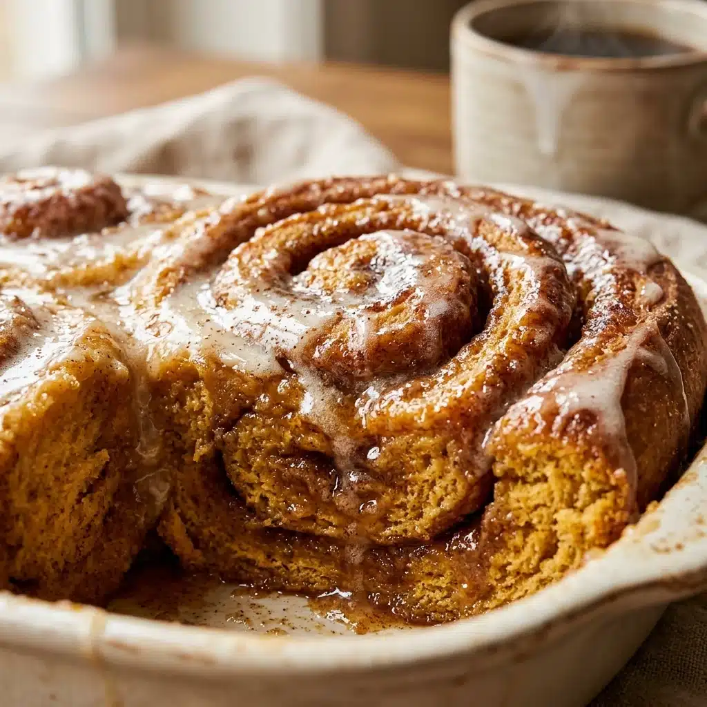 Pumpkin Cinnamon Roll Casserole for a Cozy Weekend Breakfast
