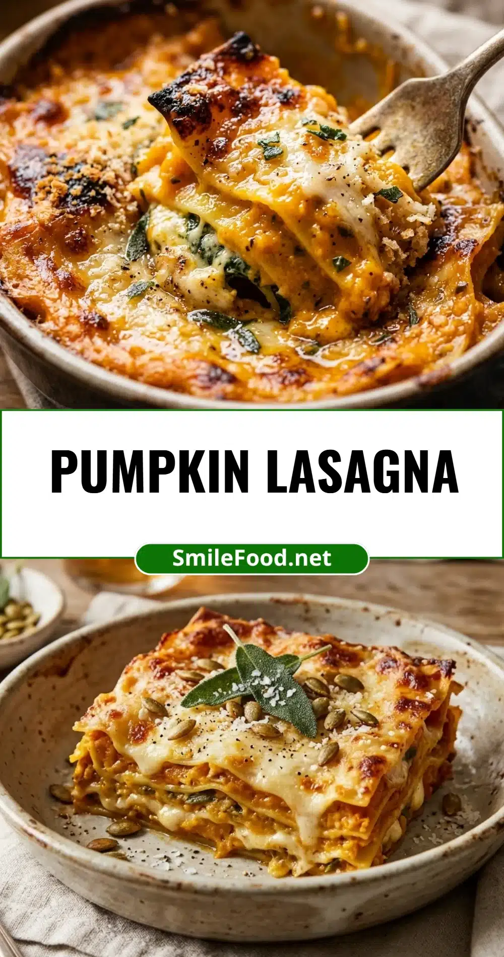 Pumpkin Lasagna