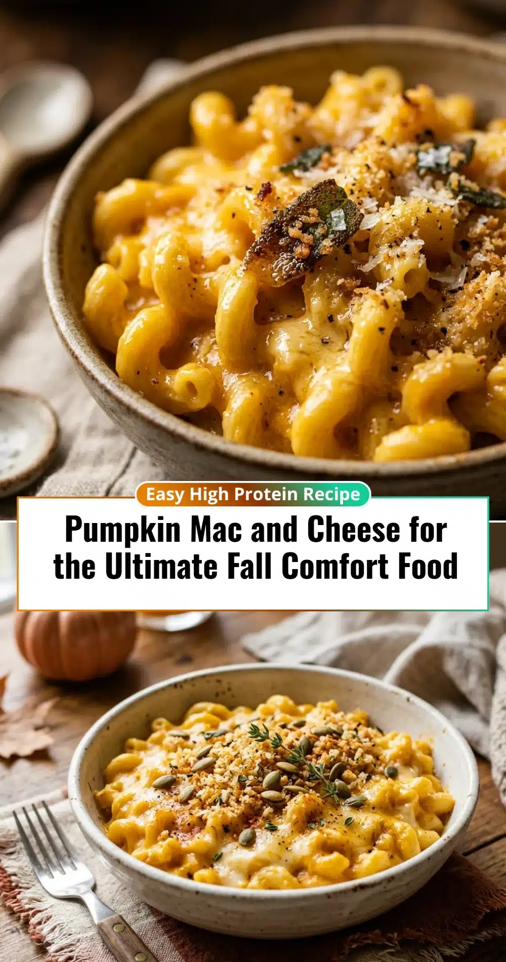 Pumpkin Mac and Cheese for the Ultimate Fall Comfort Food