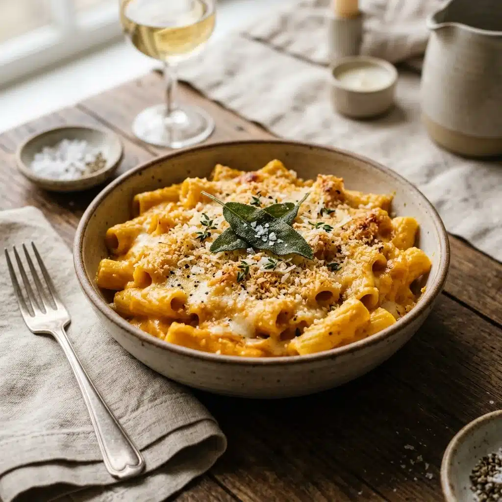 Pumpkin Mac and Cheese