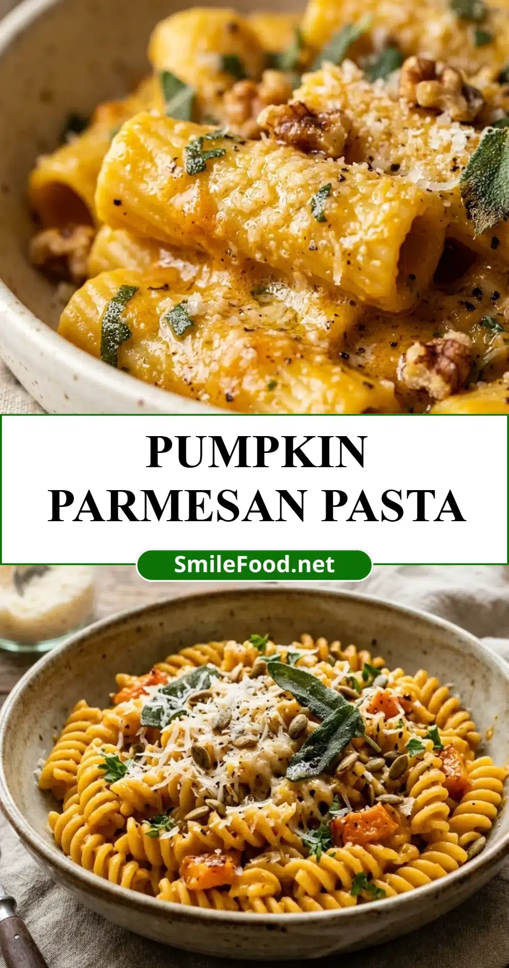 Pumpkin Parmesan Pasta