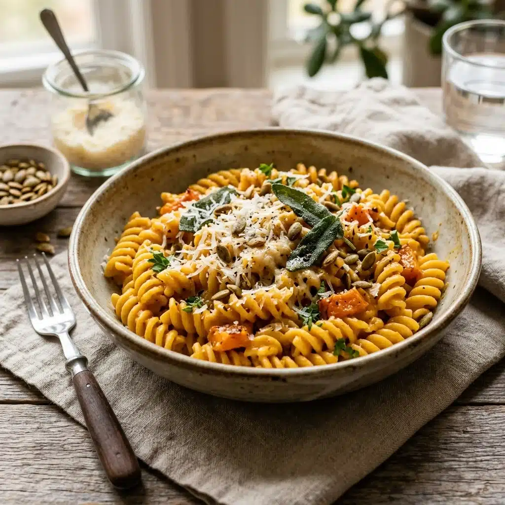 Pumpkin Parmesan Pasta