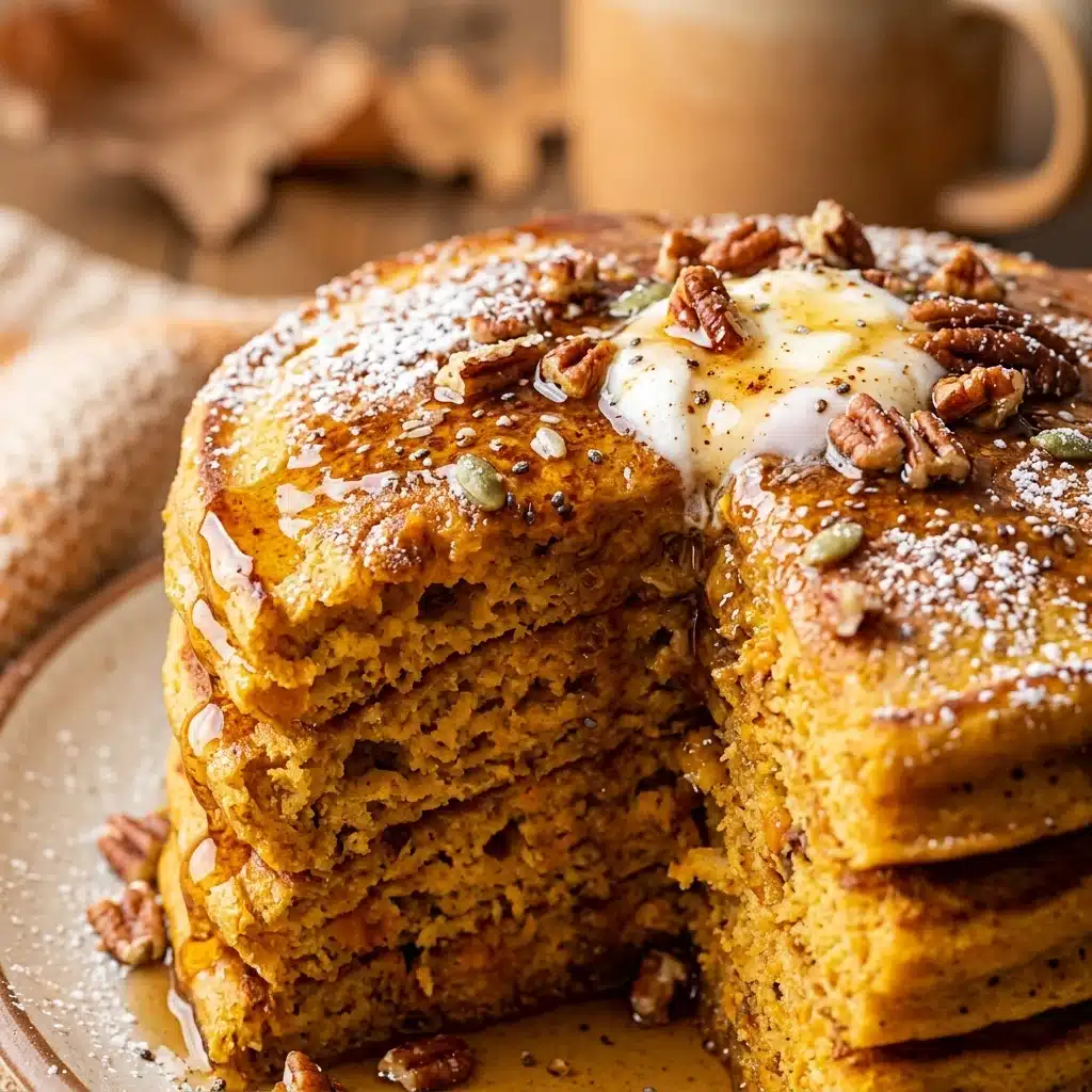 Pumpkin Protein Pancakes for a Cozy Fall Breakfast